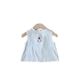 Little Alice Summer Sleeveless 100% Linen For Children, Thin Embroidered Boys And Girls Solid Color Top Vest_ecoleips.com