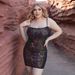European And American Middle East Foreign Trade Cross-Border Sexy Bodycon Hot Girl Sequin Plus Size Tight Dress_ecoleips.com