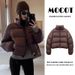 Off-Season Version Kendall Jenner Style Short High-Waisted Thickened Down Jacket For Petite Women, European And American_ecoleips.com