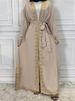 Turkey Kaften Hijab Muslim Prayer Clothes Pure Color Caften Evening Dress Islamic Product Burka Saudi Black Abayas Women African_ecoleips.com