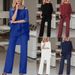 Elegant Asymmetrical Off-Shoulder Top Wide-Leg Pants Set Batwing Sleeve Two-Piece Outfit for Women Chic Party Wear_ecoleips.com