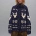 Fair Isle Knit Cardigan – Nordic High Neck Coat, Oversized & Cozy For Winter_ecoleips.com
