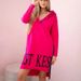 Women's plus Size Hooded Dress Casual Long Sleeve Printed Dress with Pockets for Everyday Wear_ecoleips.com