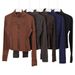 Women's Slim Fit Short Stand Collar Jacket Long Sleeve Sports Fitness Running Yoga Outerwear_ecoleips.com