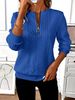 Women's Clothing Quilted Pullover Sweatshirt Casual Zipper Design 4 In 1 Warmth Level_ecoleips.com