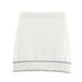 PB&ZA Custom Style New Women's Fashion Elegant Knitted Short Sleeve Top And Skirt Set3920148_ecoleips.com