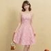 Sexy A-Line Dress Style Backless Pink With Bow For Women_ecoleips.com
