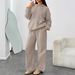 Oversized Fleece Hoodie & Wide-Leg Jogger Set – Y2K Streetwear Loungewear (Black/White/Beige, S-XXXL)_ecoleips.com
