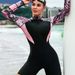 Muslim Swimsuit One-piece Long-sleeved Swimsuit Flat-angle Stitching Sunscreen Diving Suit Zipper European And American Swimsuit_ecoleips.com