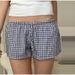 New Sleepwear Minimally Drawstring Striped Checkered Sleeper Pant For Women's Casual Shorts Women's Shorts Summer Pajamas Pants_ecoleips.com