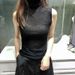 European Collection 2025: Thin, Stacked Collar, Sleeveless Tank Top For Women, Slim Fit, Figure-flattering, Summer_ecoleips.com