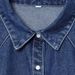 Women's Denim Short Jacket - Stylish Urban Outerwear For Casual & Office Wear (XS/S/M/L, Blue)_ecoleips.com