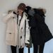 girl Girl Down Jacket For Women, Workwear Parka, Petite Couple, 2025 Winter New Oversize Cotton Coat_ecoleips.com