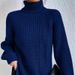 "Women's Soft Turtleneck Sweater Long Sleeve Pullover Comfortable Winter Knitwear Casual Elegant Loose Fit"_ecoleips.com
