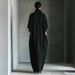 2026 Cross-Border European And American Spring/Summer New Fashion High-End Women's Mid-Sleeve V-Neck Pullover Loose Long_ecoleips.com