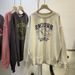 Women's Autumn Trend 2020 Printed Pullover Sweatshirt Women, Loose Fit, Drop Shoulder, Korean Style, Long Sleeve Top For_ecoleips.com