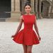 Elegant Backless Bodycon Dress - Stretchy A-Line Mini Dress For Women, Sexy Sleeveless Clubwear, Casual & Party Outfit (Black/Red)_ecoleips.com