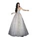 Women's Clothing Evening Dress For Women Autumn New Host Temperament Art Examination Suspender Dress_ecoleips.com