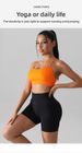 European New Cross Back Yoga Bra Women's Yoga Clothes Top Sports Underwear Outdoor Running Fitness Bra_ecoleips.com