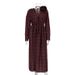 European And American Women's Fashion 2026 Early Spring New Floral Sexy Deep V-Neck Tie-Waist Side-Slit Long Dress_ecoleips.com