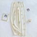 New Cotton Simple Comfortable Loose Home Pajamas Pants For Women Multicolored Flower With Side Pockets Cute Sleepwear Pants_ecoleips.com