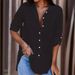 Women's Clothing Shirt Large Size Medium And Long Half Sleeve Elegant Temperament_ecoleips.com