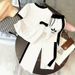 Women's Clothing Casual Short Sleeve T-Shirt And Sweatpants Set Letter Print Crew Neck Comfortable Fashion_ecoleips.com