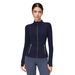 Lulu Same Style Jacket Waist Slimming Running Outdoor Cycling Pilates Wear Naked Feeling Yoga Top Women_ecoleips.com