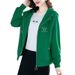 Women's Jacket For Spring And 2024, New Early Autumn Zip-up Cardigan Sweatshirt, Fashionable Hong Kong Style High-end_ecoleips.com