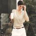 Women's Clothing Summer Women's Long Sleeved Top Style Niche Design See Through Sun Protection Waist Cinching Cover Up_ecoleips.com