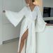 Aria Basics European, American, Middle Eastern Cross-border Autumn Winter Comfortable, Casual, Elegant, Sexy Home Wear Women's Long_ecoleips.com