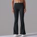 Women's wide-leg pants hip yoga bell bottoms, high waist leisure fitness pants_ecoleips.com