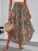K New Bohemian Ethnic Style Personalized Printed A-line Skirt For Casual Wear_ecoleips.com
