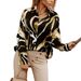 Women's Clothing Printed Shirts Loose Women's Clothing Button Long Sleeved Casual Shirts Women's Tops_ecoleips.com