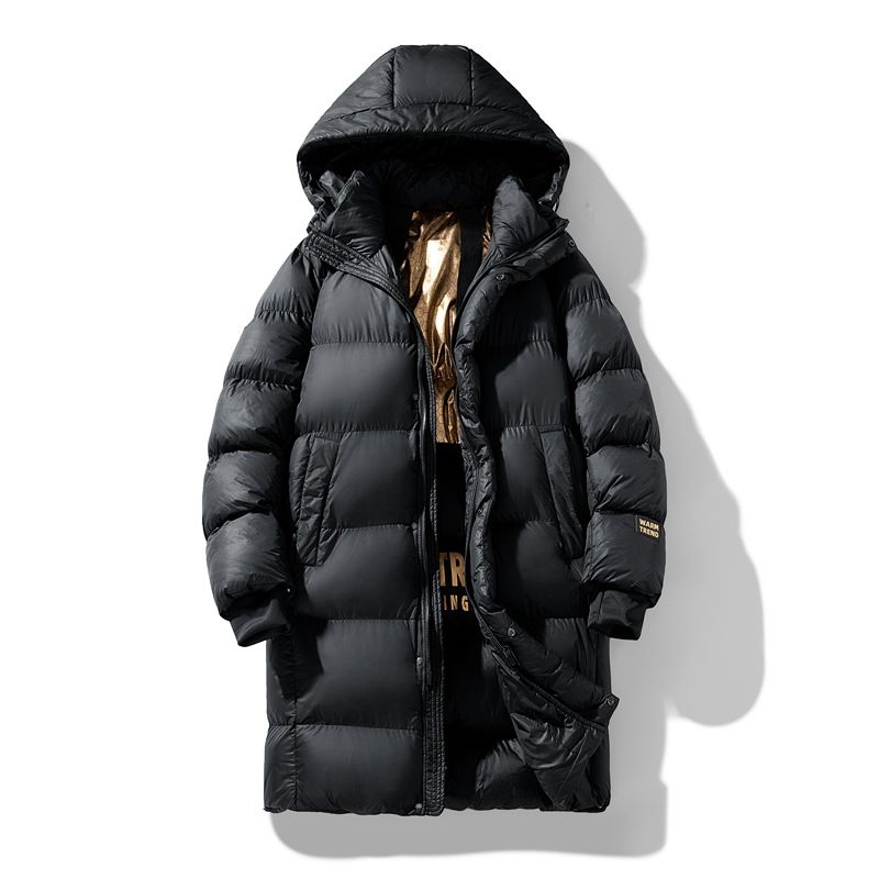 Men's Graphene-Infused Thermal Jacket – Stylish Hooded Winter Coat With Black & Gold Accents (M-5xl, Slim Fit, Machine Washable)_ecoleips.com