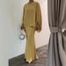 Women's Clothing Pearl Floor Mopping Dress Set_ecoleips.com