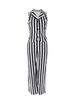 Women's Clothing Fashion Casual Black And White Striped Vest Shirt High Waist Wide Leg Pants Suit_ecoleips.com