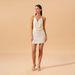 Women's Clothing Summer New Beach Skirt Women's Solid Color Sexy Knitted Beach Bikini Swimsuit Cover Up Sun Protection Clothing_ecoleips.com