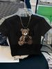 Summer Women Trend Ultra-Short T-Shirt Top Printed_ecoleips.com