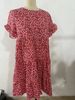 Cross-border European And American Women's Fashion 2023 Summer New Leopard Print Floral Round Neck Casual Loose_ecoleips.com