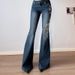 Rose Embroidery Retro Gradual Change Niche Slightly Spicy Jeans American Hot Girl Street Low Waist Thin Personality Trousers_ecoleips.com