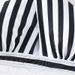 Women's Clothing Striped Halter Neck Sexy Swimsuit Women's Beach Bikini Hot Spring Swimsuit Top_ecoleips.com