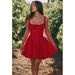 Women's Clothing Lace Splicing Suspender Skirt With Waist And Backless Skirt Pure Lust Style White Dress_ecoleips.com