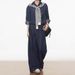 WESTAYONE Women's Suit 2025 New Denim Jacket Tencel Jeans + Shawl_ecoleips.com