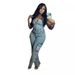 Women's Clothing New Tube Top Embroidered Jumpsuit Trousers Top Stretch Pants_ecoleips.com