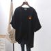 Women's Trendy Short Sleeve T-Shirt Korean Chic Design Unique round Neck Top Summer Fashion Distinctive Clothing_ecoleips.com