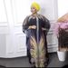 2025 Ethnic Digital Print Muslim Abaya Women's Dress Set_ecoleips.com