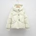 New Winter New Korean Version Sugar Square Buckle Down Jacket Loose Student Small Hooded Bread Jacket_ecoleips.com
