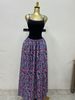 Women's Clothing Sleeveless Long Dress Sexy Suspender Print Tight Pleated Fashion_ecoleips.com