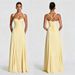 Summer High-End Strapless Evening Gown Long Backless Tie Waist Dress Spaghetti Straps_ecoleips.com
